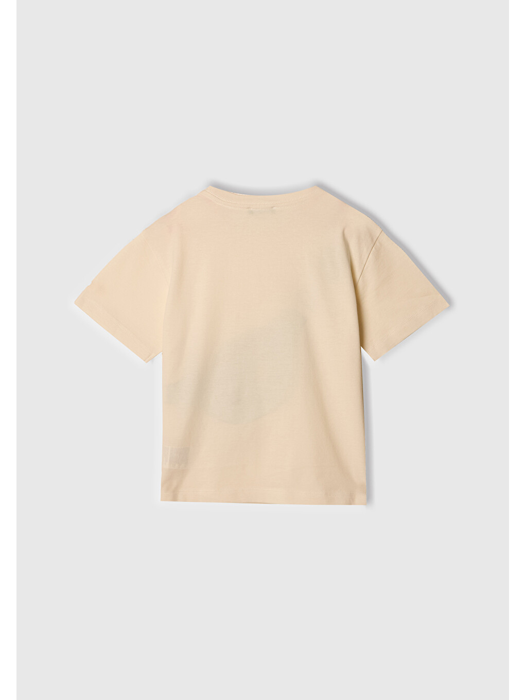 Erkek Çocuk Ekru 3d Baskılı T-shirt-2
