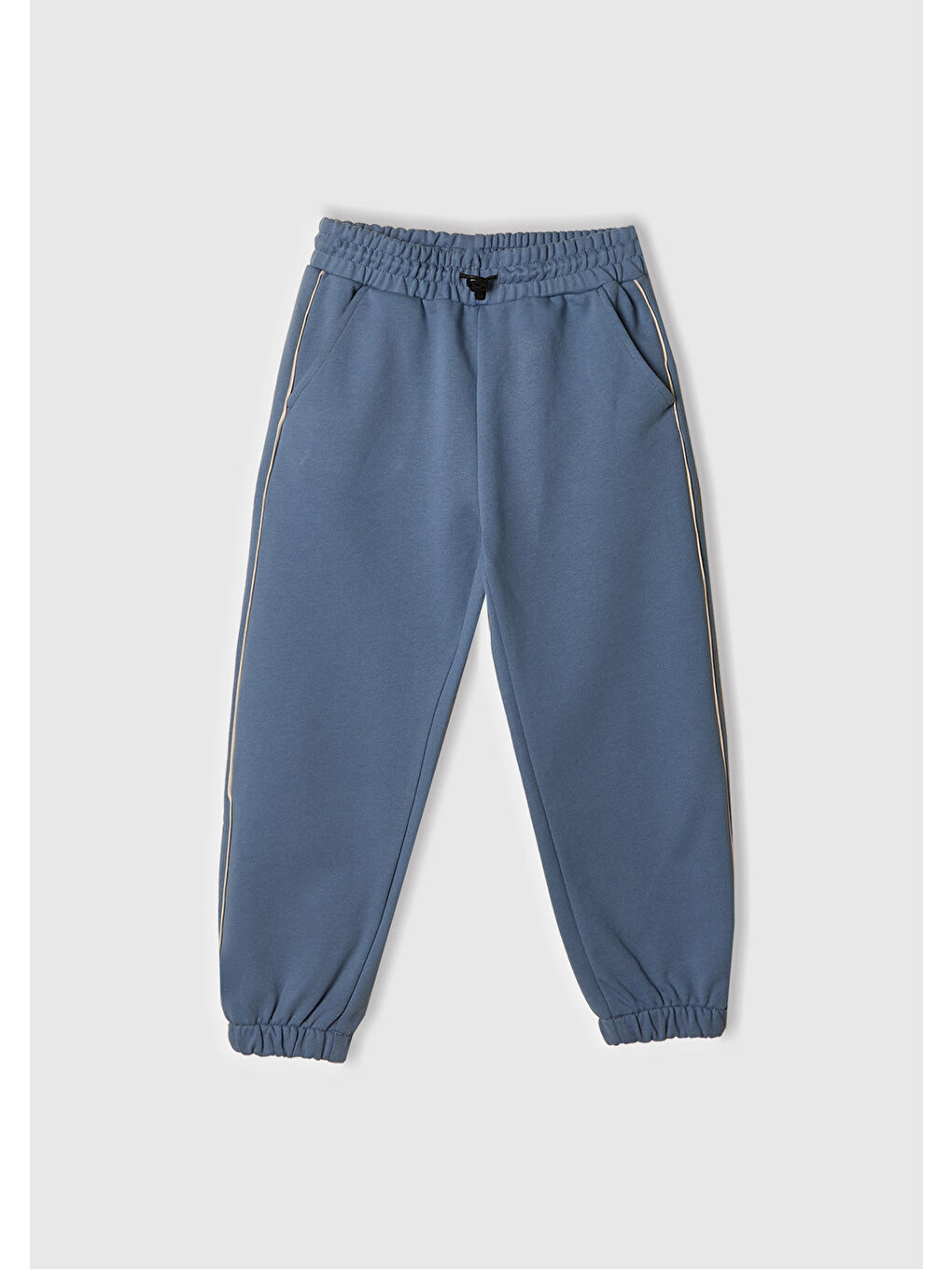 Erkek Çocuk Havacı Mavi Logolu Arka Cep Detaylı Beli Lastikli Manşetli Eşofman Altı