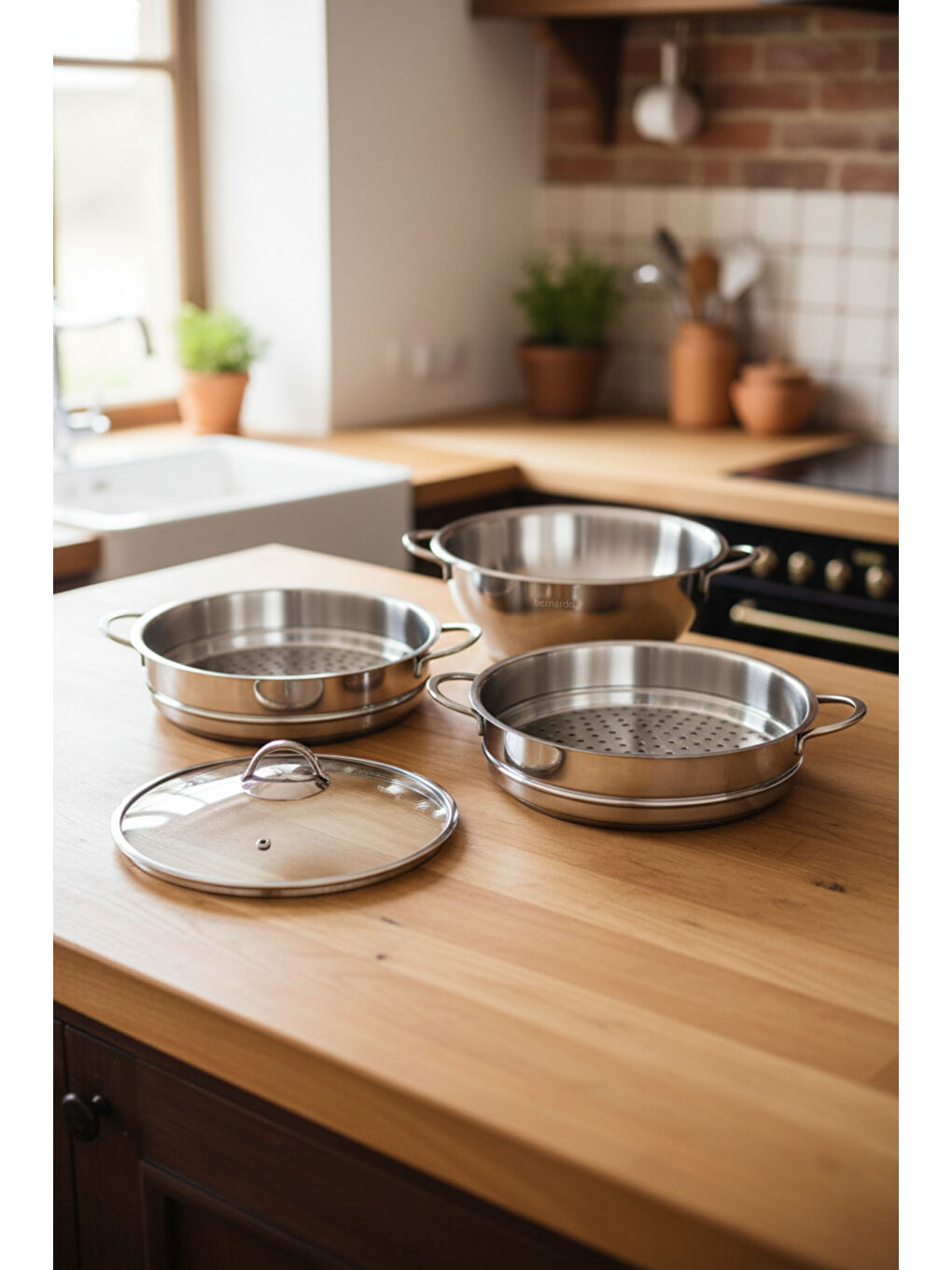 Gri Pedro 4 Parça Mantı Seti-2