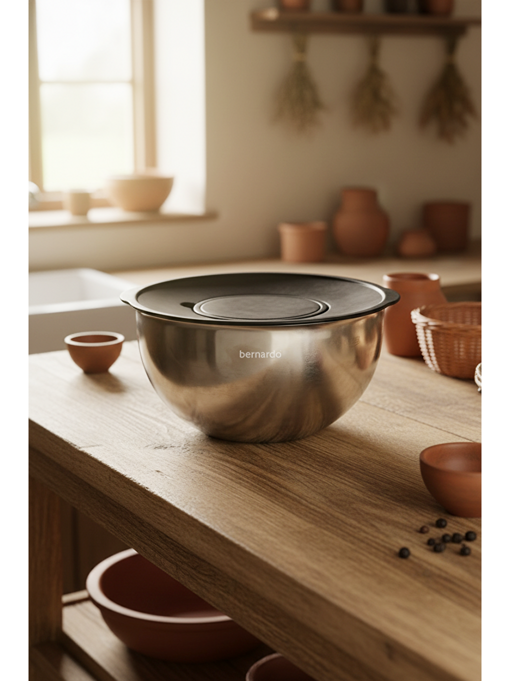 Gri Viyana 9 Parça Karıştırma Kabı Hazırlık Seti-2