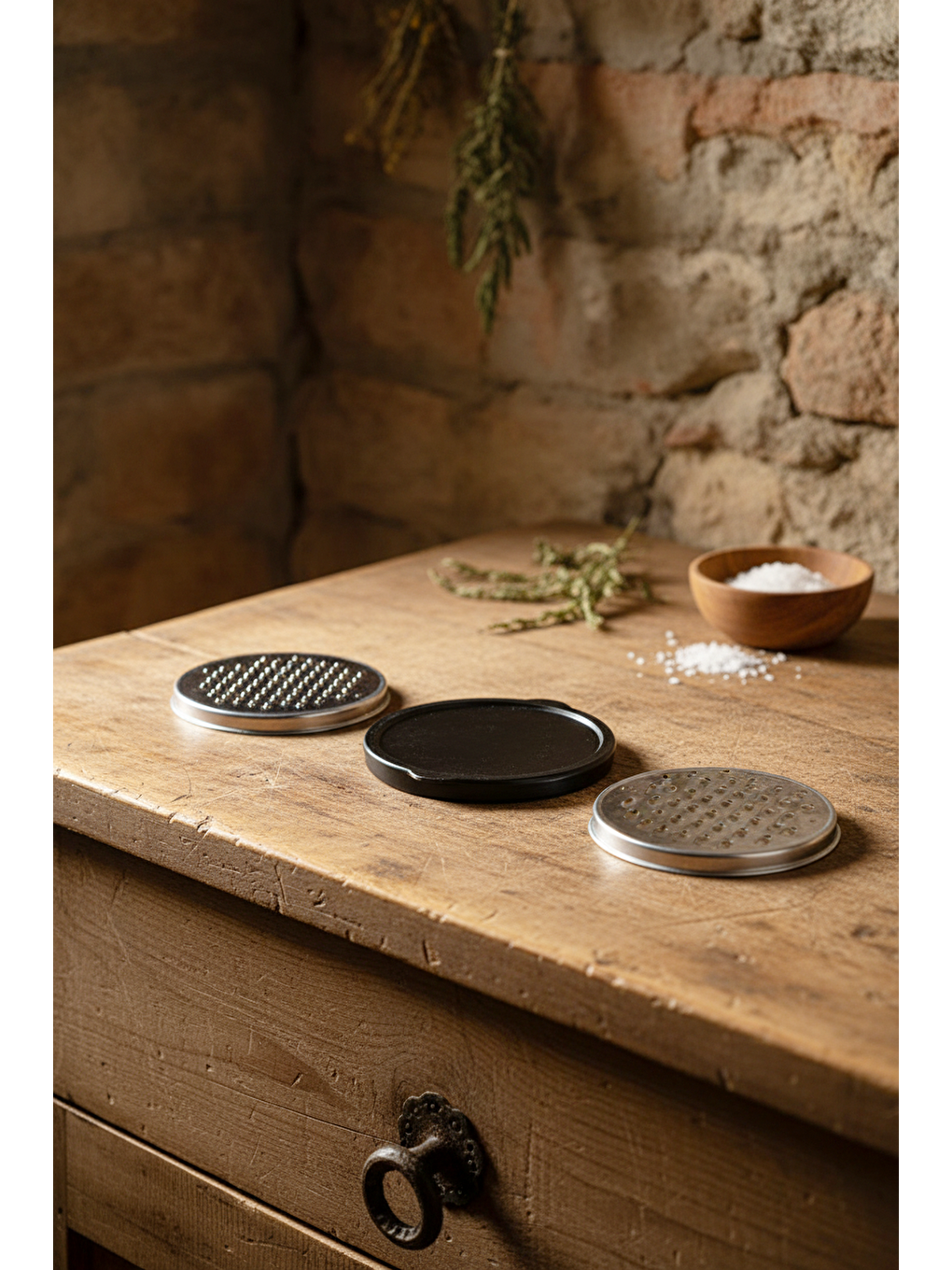 Gri Viyana 9 Parça Karıştırma Kabı Hazırlık Seti-6