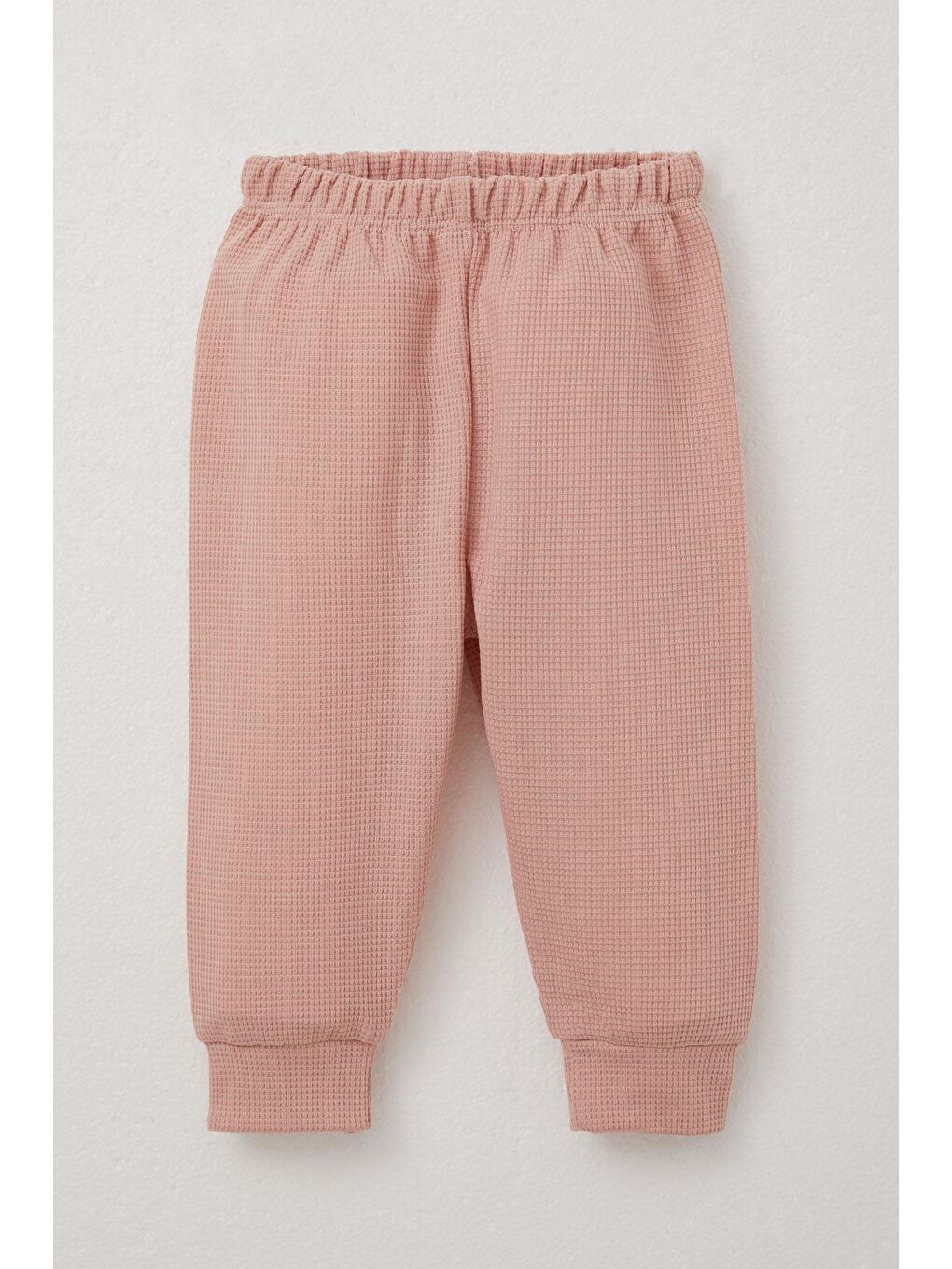 Pembe Kız Bebek Zıbınlı 3 Lü Takım Tavşan Nakışlı Ponponlu Gülkurusu (6-9 Ay)-1