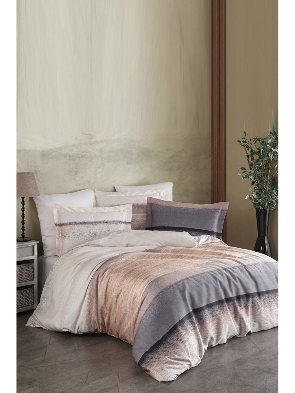 Karışık Lyocell Tek Kişilik Nevresim Takımı Foresta