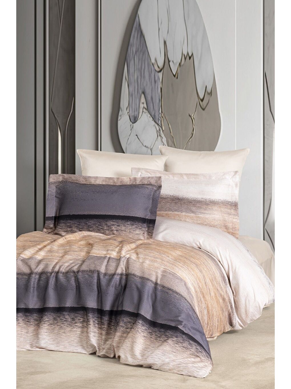 Karışık Lyocell Tek Kişilik Nevresim Takımı Foresta-1