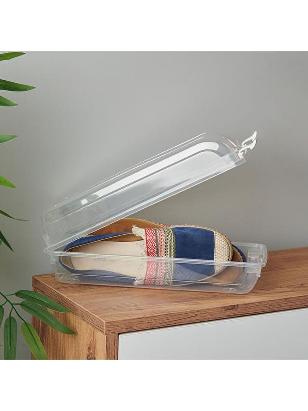 Renksiz Babet ve Terlik Ayakkabı Kutusu-5