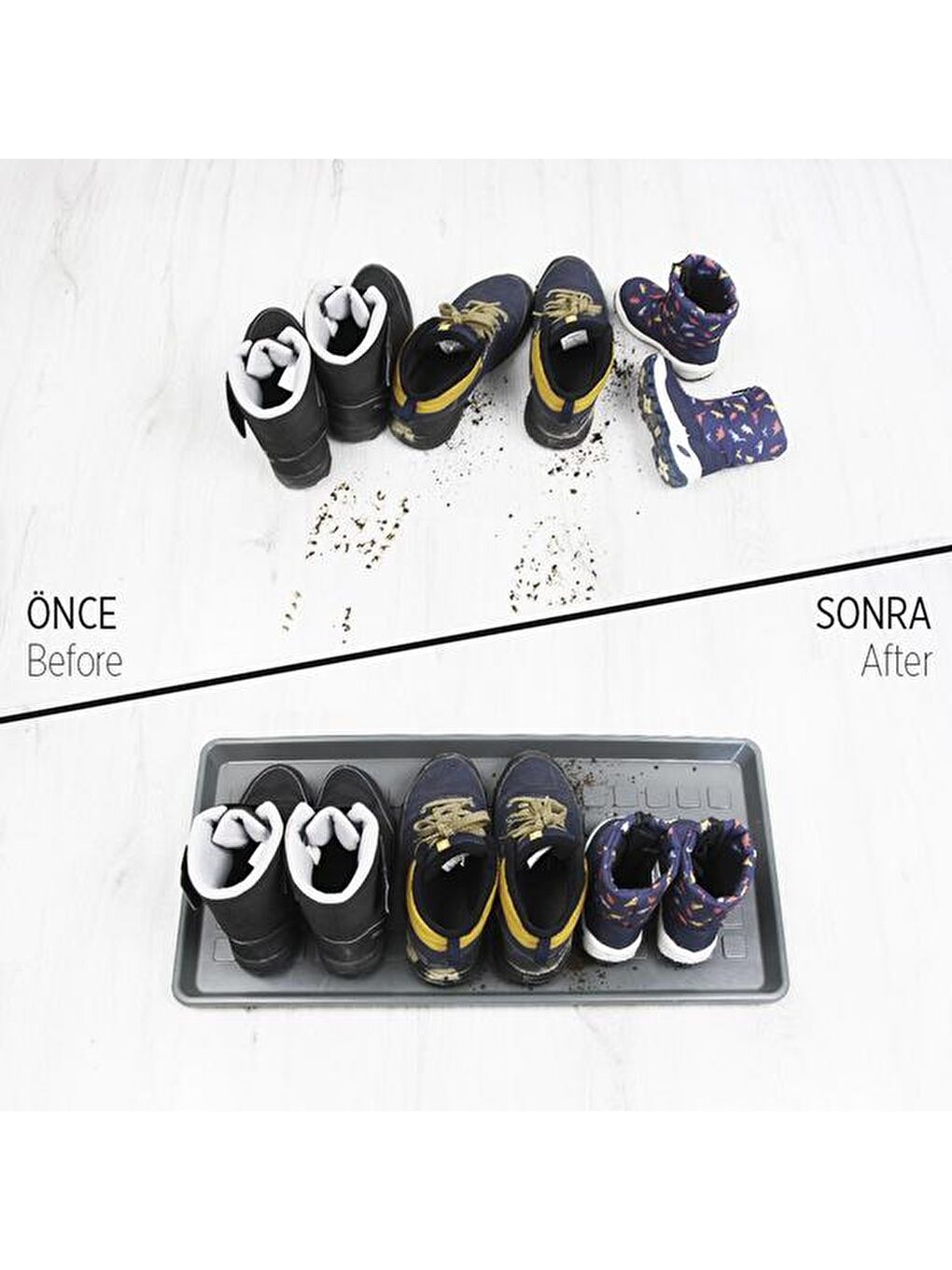 Karışık Çok Amaçlı Ayakkabı Tepsisi-1