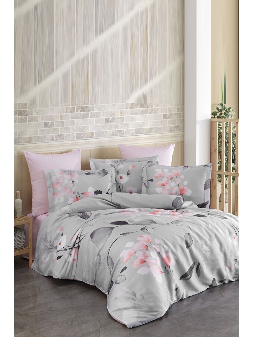 Karışık Lyocell Tek Kişilik Nevresim Takımı Marıa