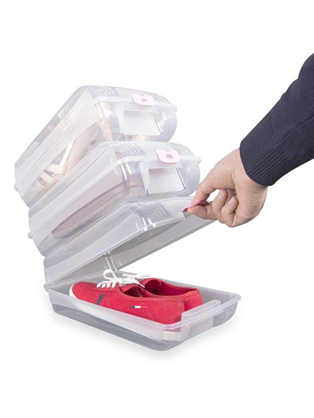 Renksiz Bayan Ayakkabı Koruma Kutusu