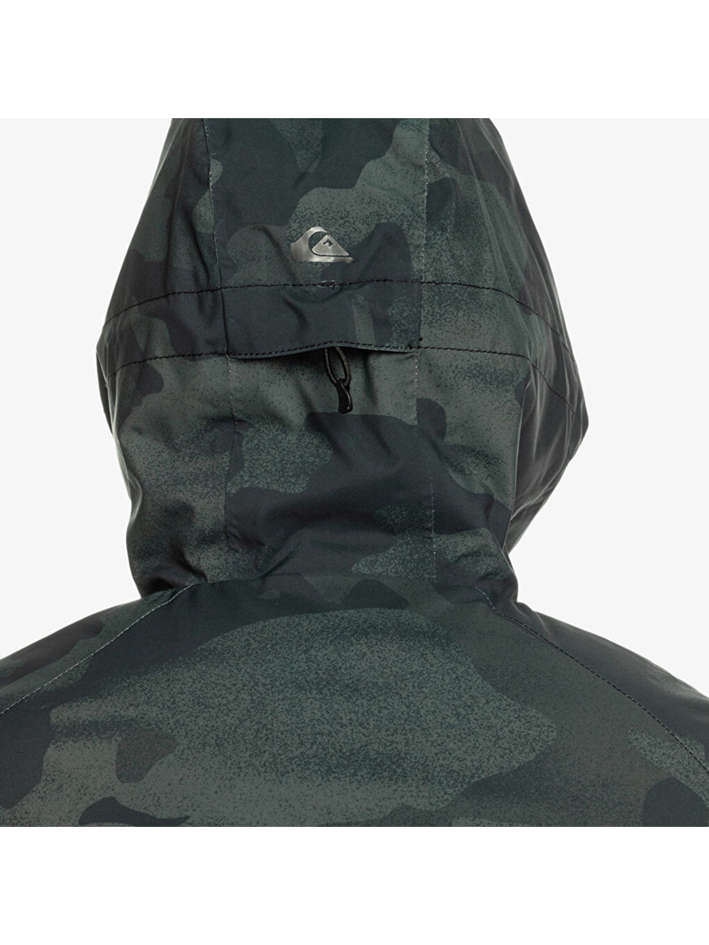 Haki Mission Printed Block Erkek Yeşil Snowboard Ceketi Kayak Montu-9