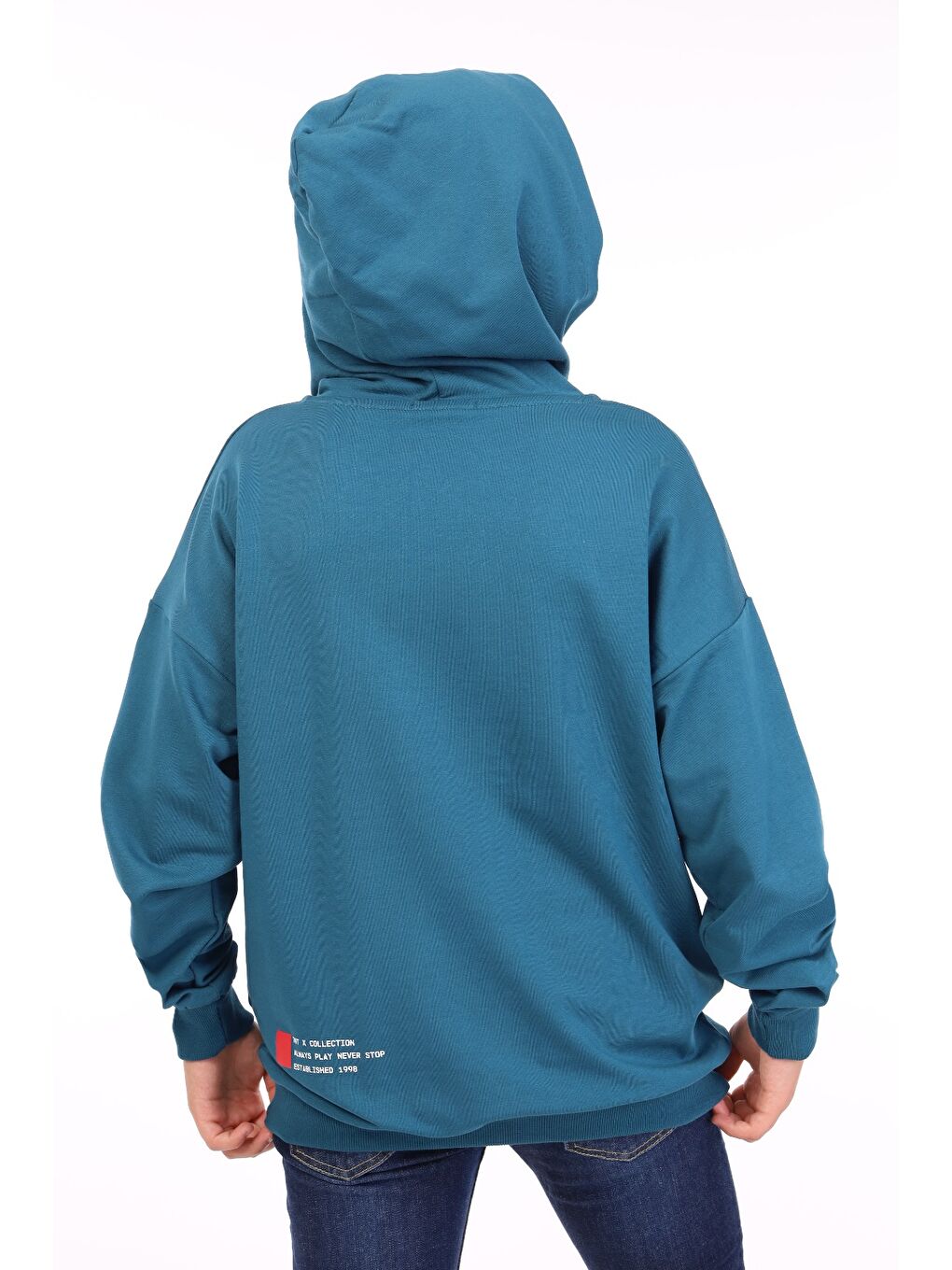Petrol Erkek Çocuk Baskılı Sweatshirt-1