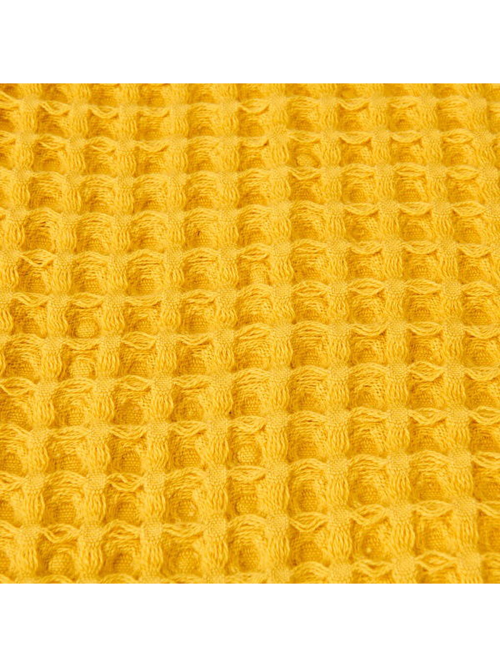 Kahverengi Soft Waffle Mutfak Havlusu - Hardal - 30x45 cm-2