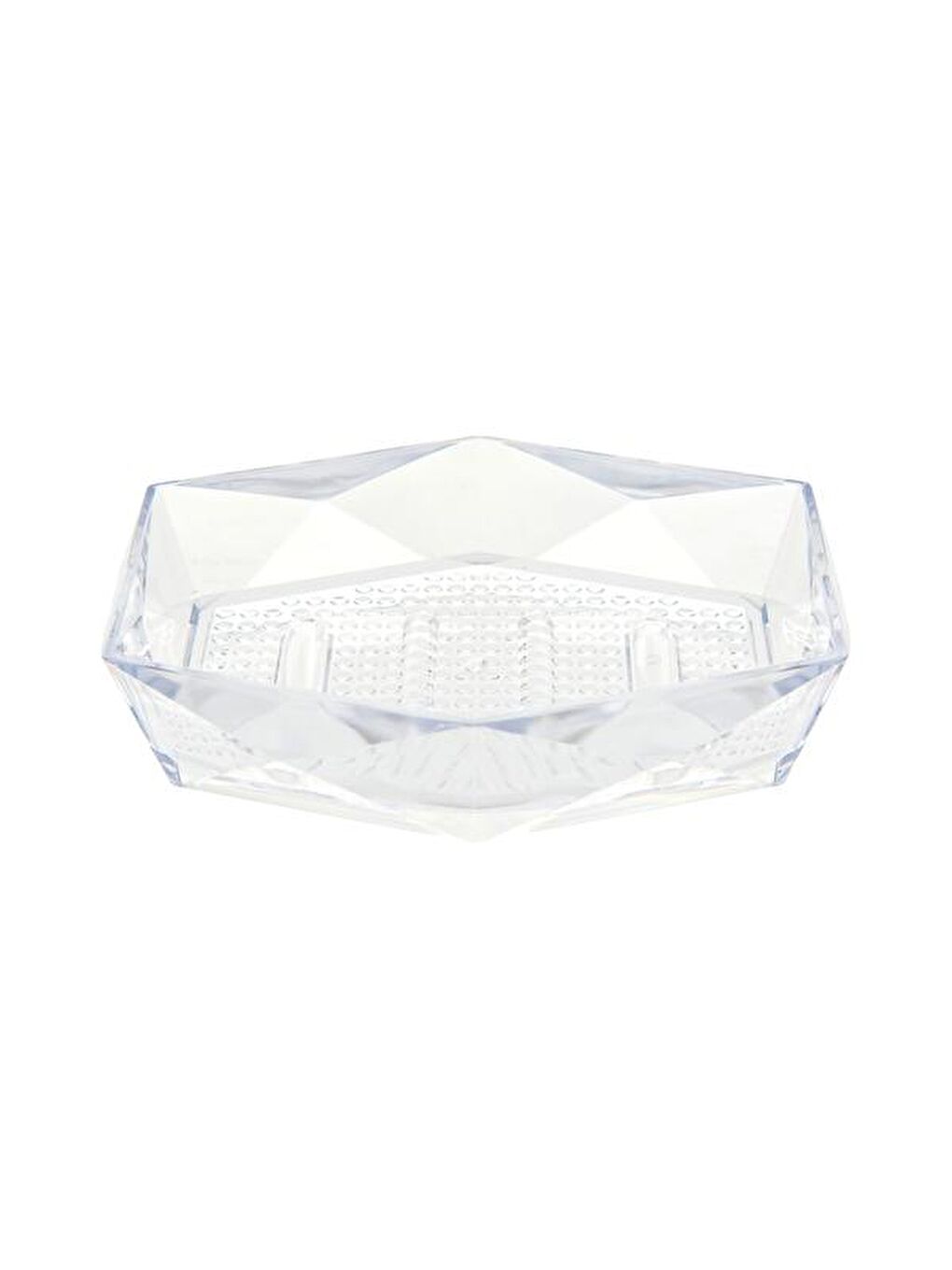 Beyaz Prizma Katı Sabunluk-2