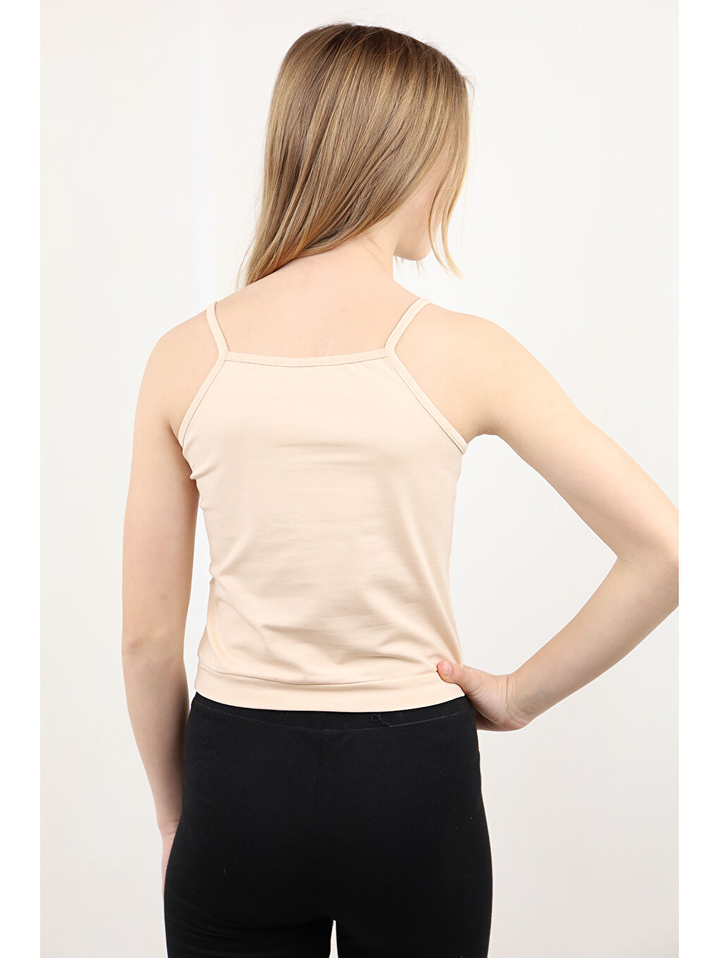 Bej Kız Çocuk Atlet-1