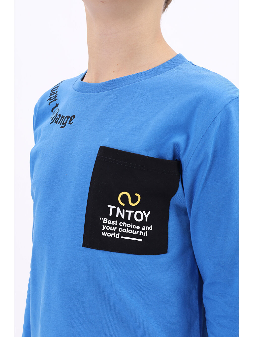 Gri Erkek Çocuk Baskılı Tişört-9