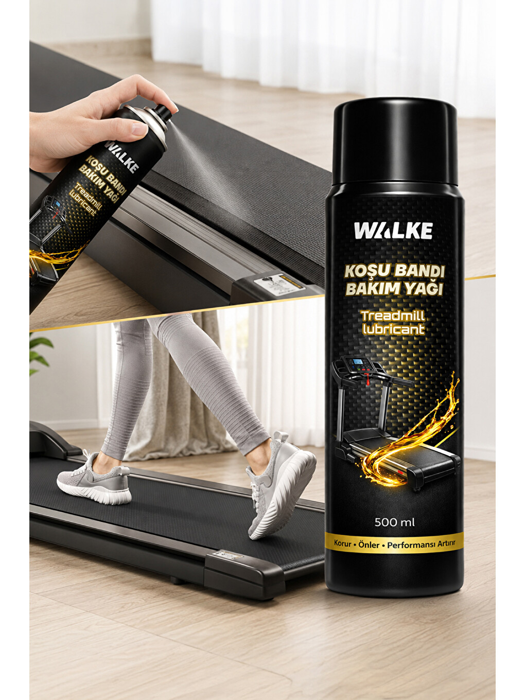 Renksiz Koşu Bandı Yağı Spreyi Silikon Sprey 500 ml Tekli-2