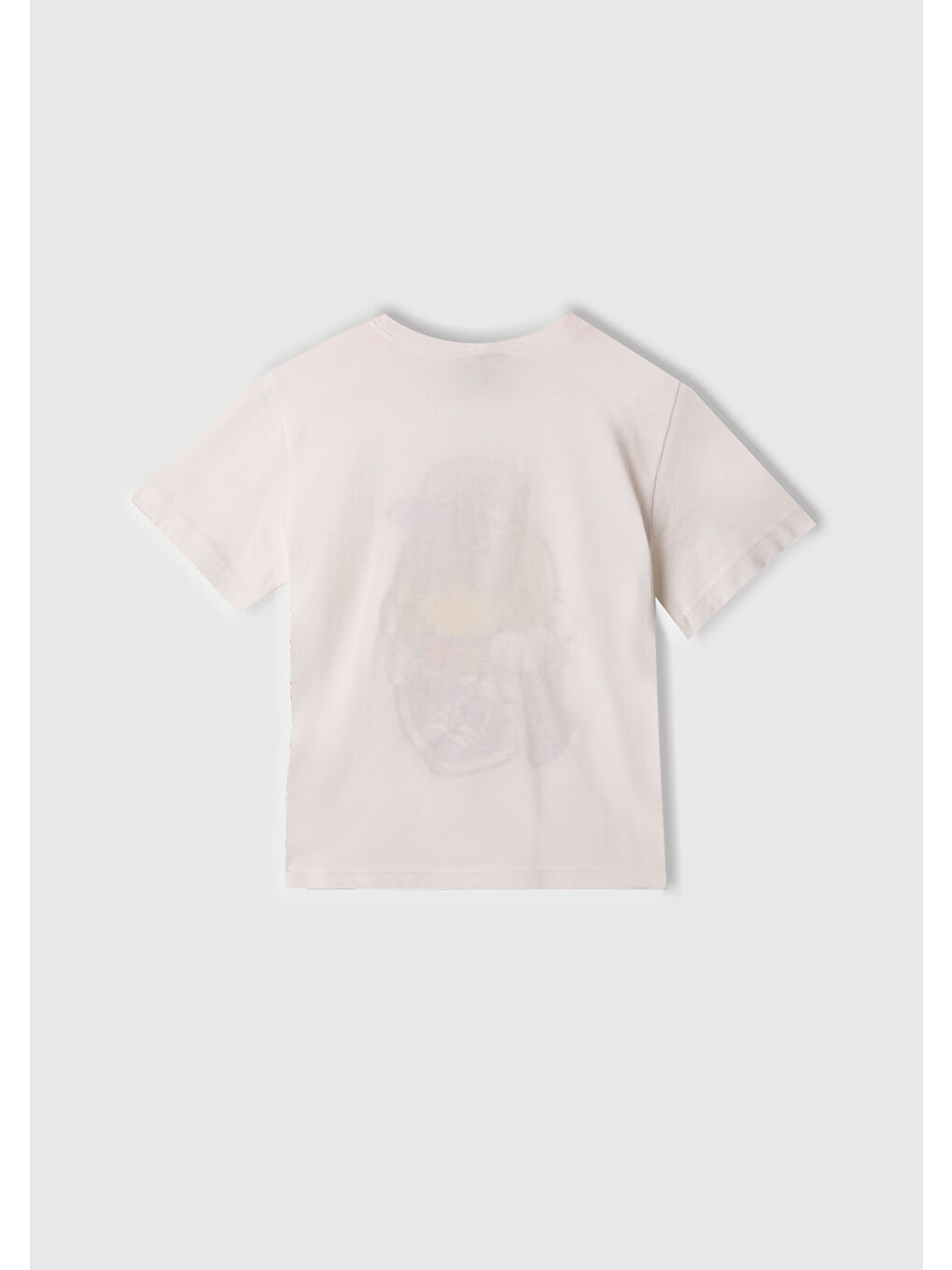 Erkek Çocuk Beyaz Smiley World Baskılı Logo Etiketli T-Shirt-2