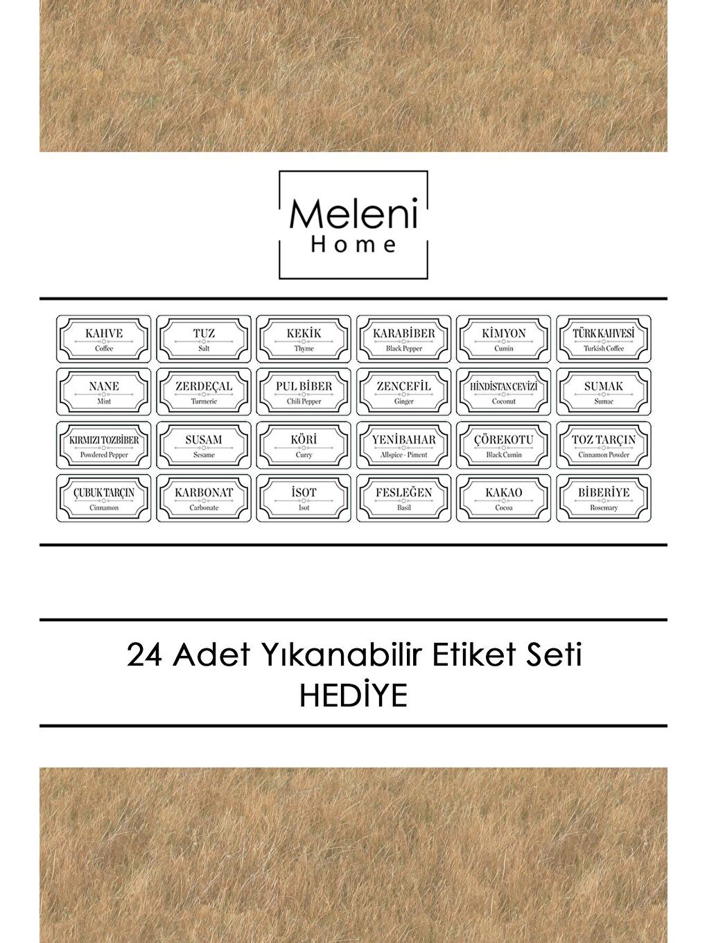 Antrasit 12'li Sızdırmaz Kapaklı Kaşıklı Baharatlık Seti Etiketli Baharat Saklama Kabı 12 x 580 ml-5