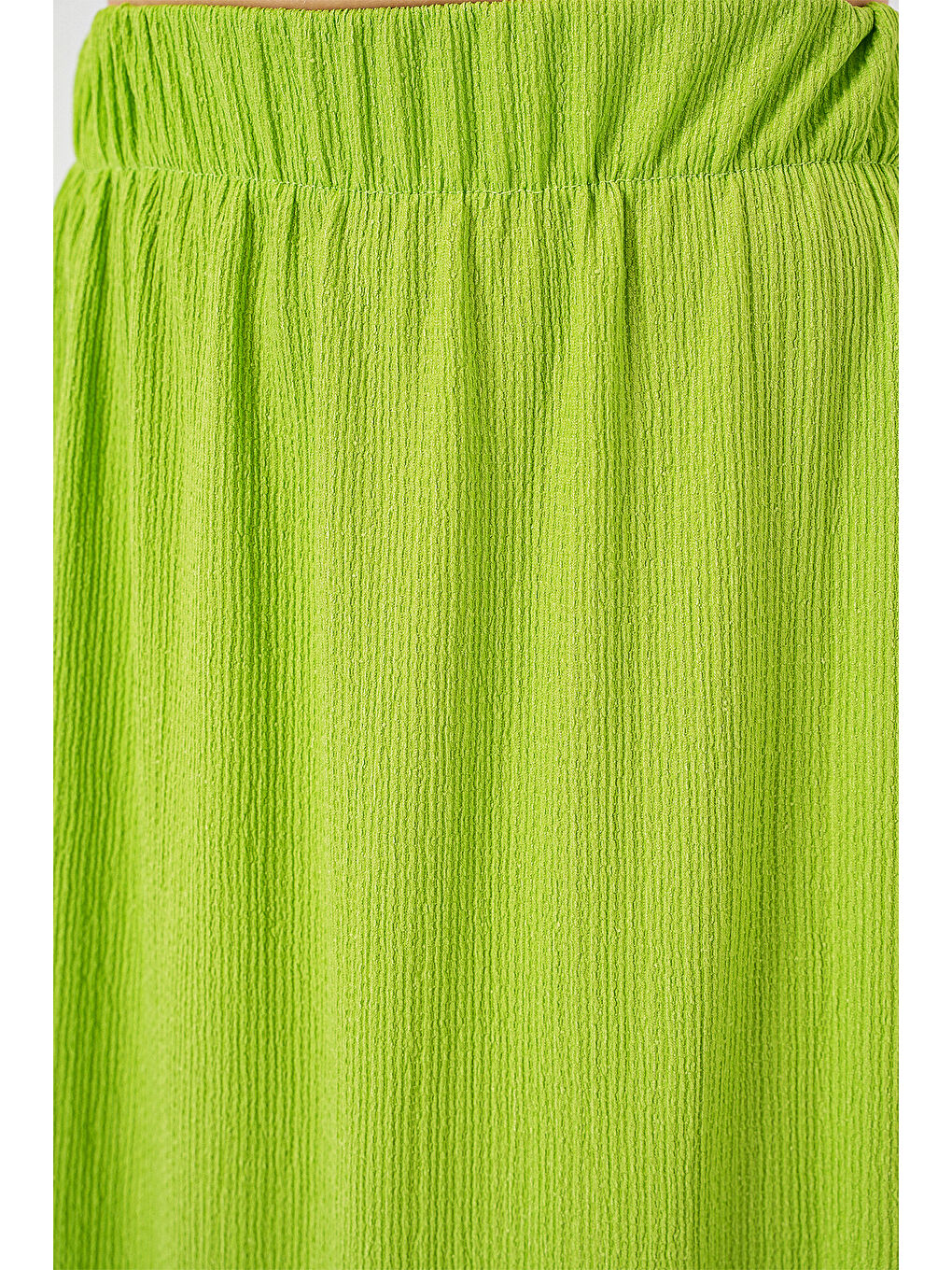 1886 Uzun Örme Etek - E.Yeşil-5