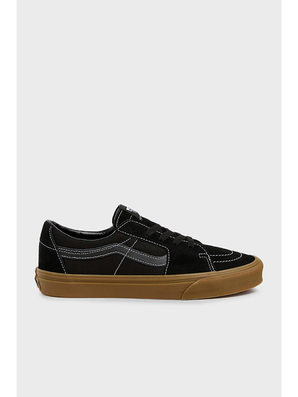 Vans Siyah SK8-Low Logolu Süet Unisex Sneaker Ayakkabı VN0009QRCJJ1