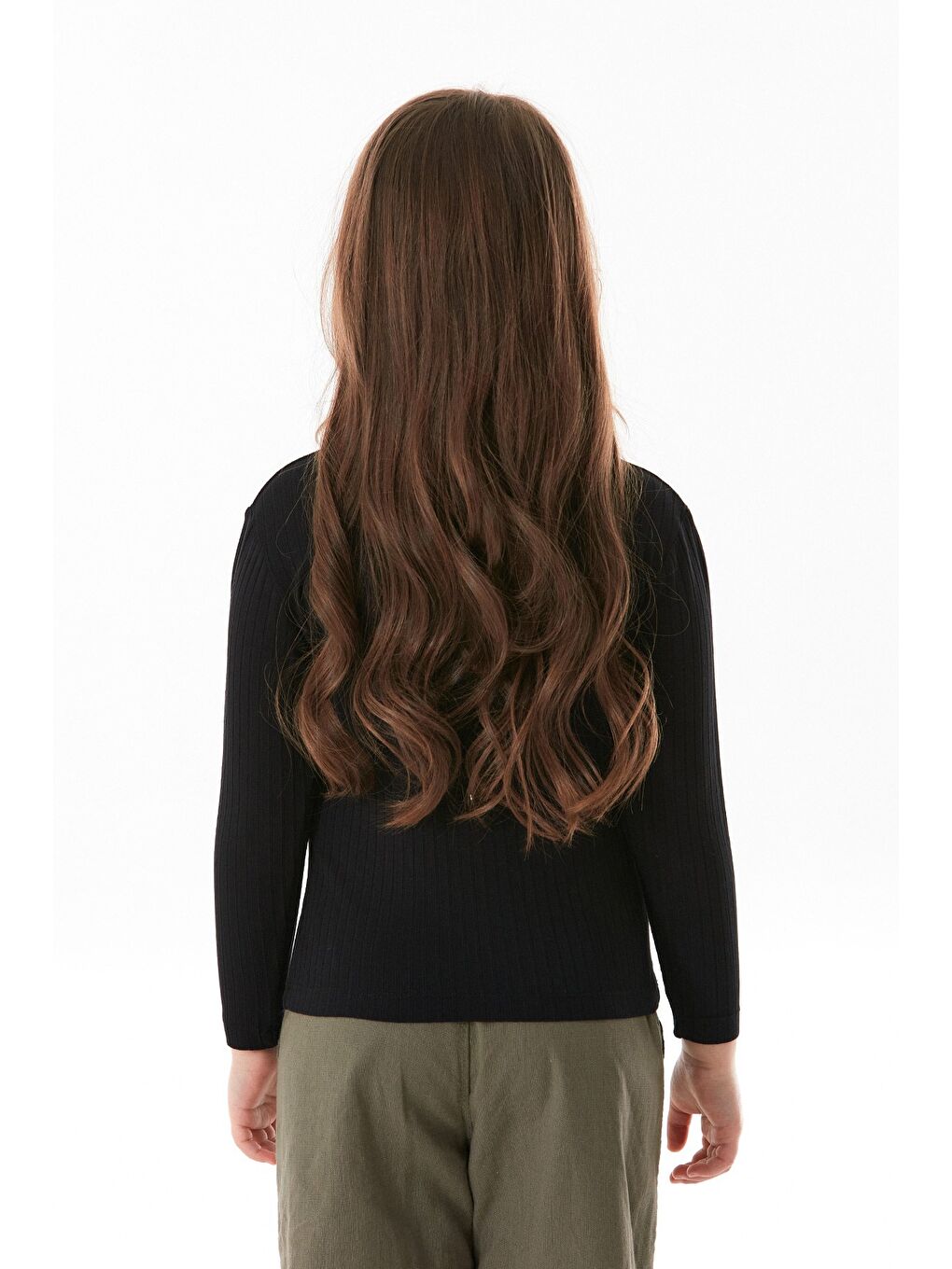 Siyah Fitilli Kız Çocuk Body-1