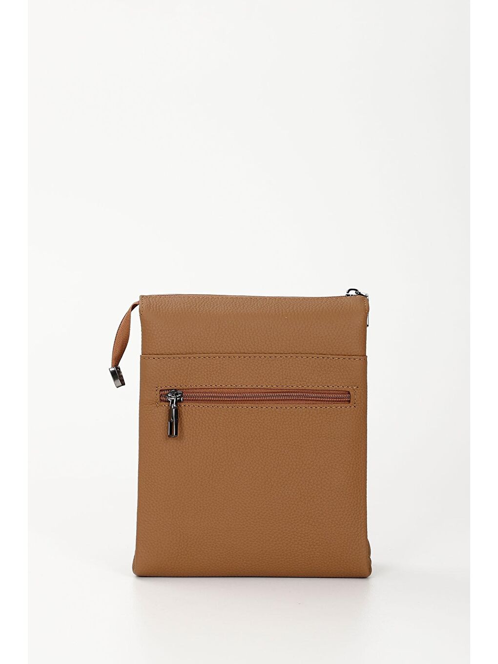 Kahverengi TABA  Hakiki Deri Orta Boy Unisex Omuz Çantası Q3674-3