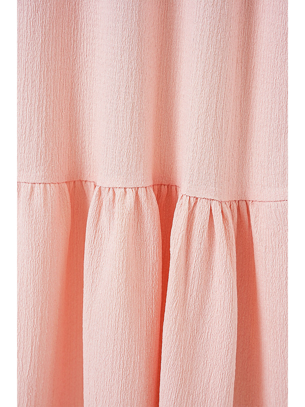 Pembe 1886 Uzun Örme Etek - Pudra-4