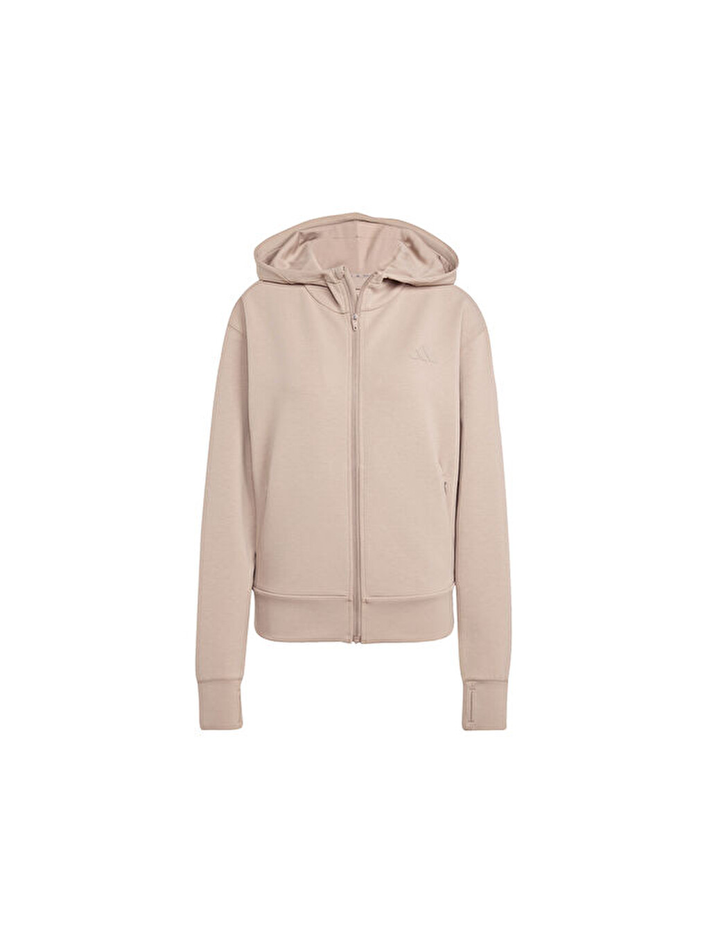 Ekru D4t Fz Hoodie Kadın Günlük Ceket Jx7311 Krem-5