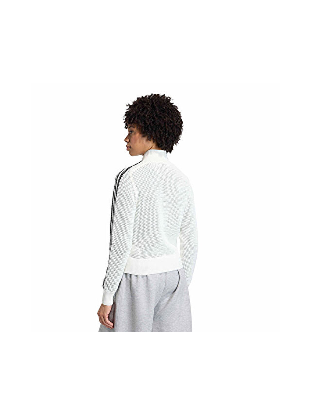 Crochet Tt Kadın Günlük Ceket Kc6496 Beyaz-1