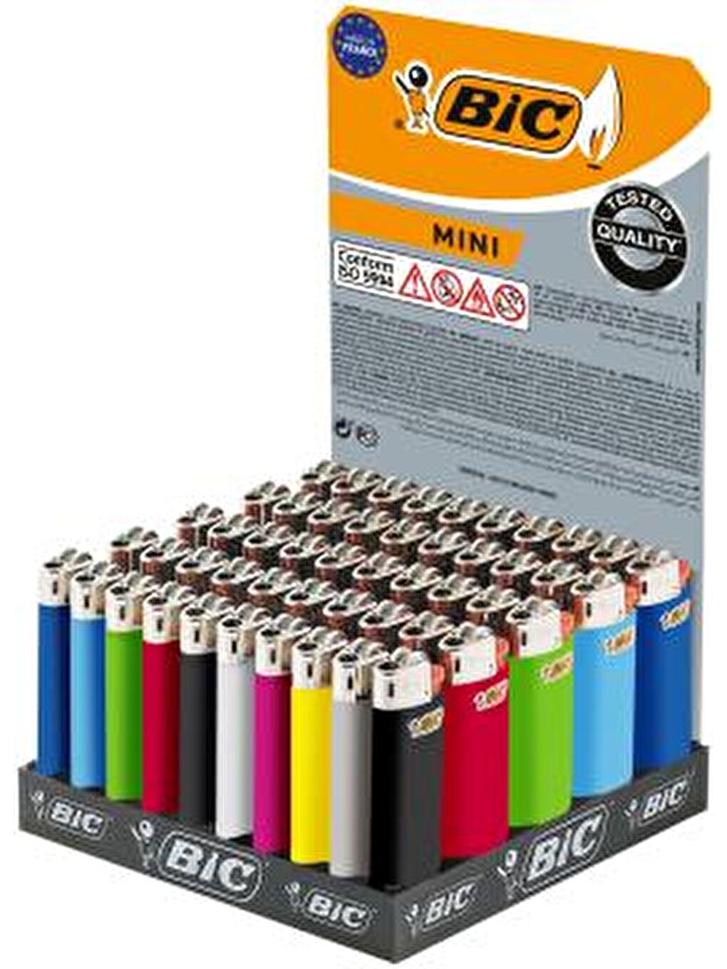 Bic Karışık J5 Taşlı Mini Çakmak 50 Adet