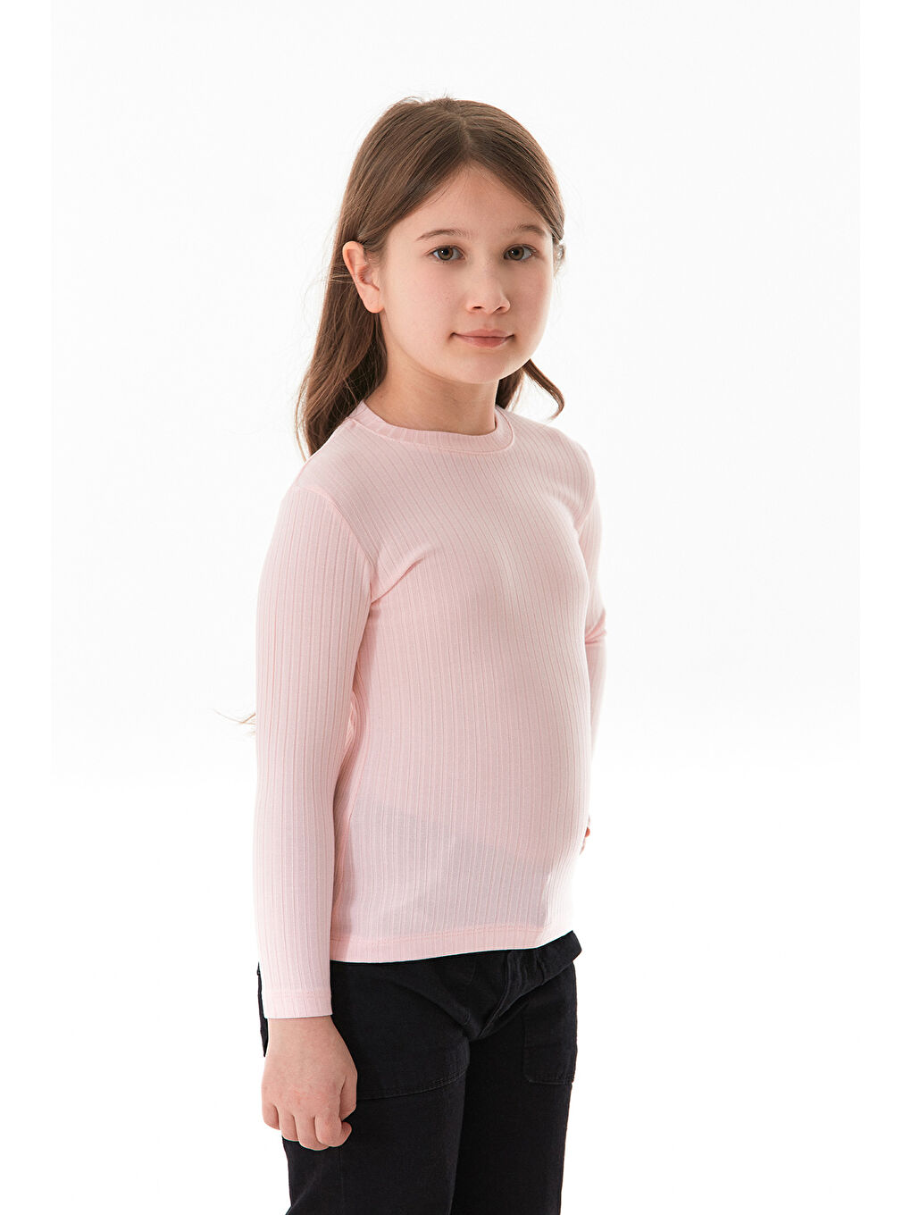 Pembe Fitilli Kız Çocuk Body-2