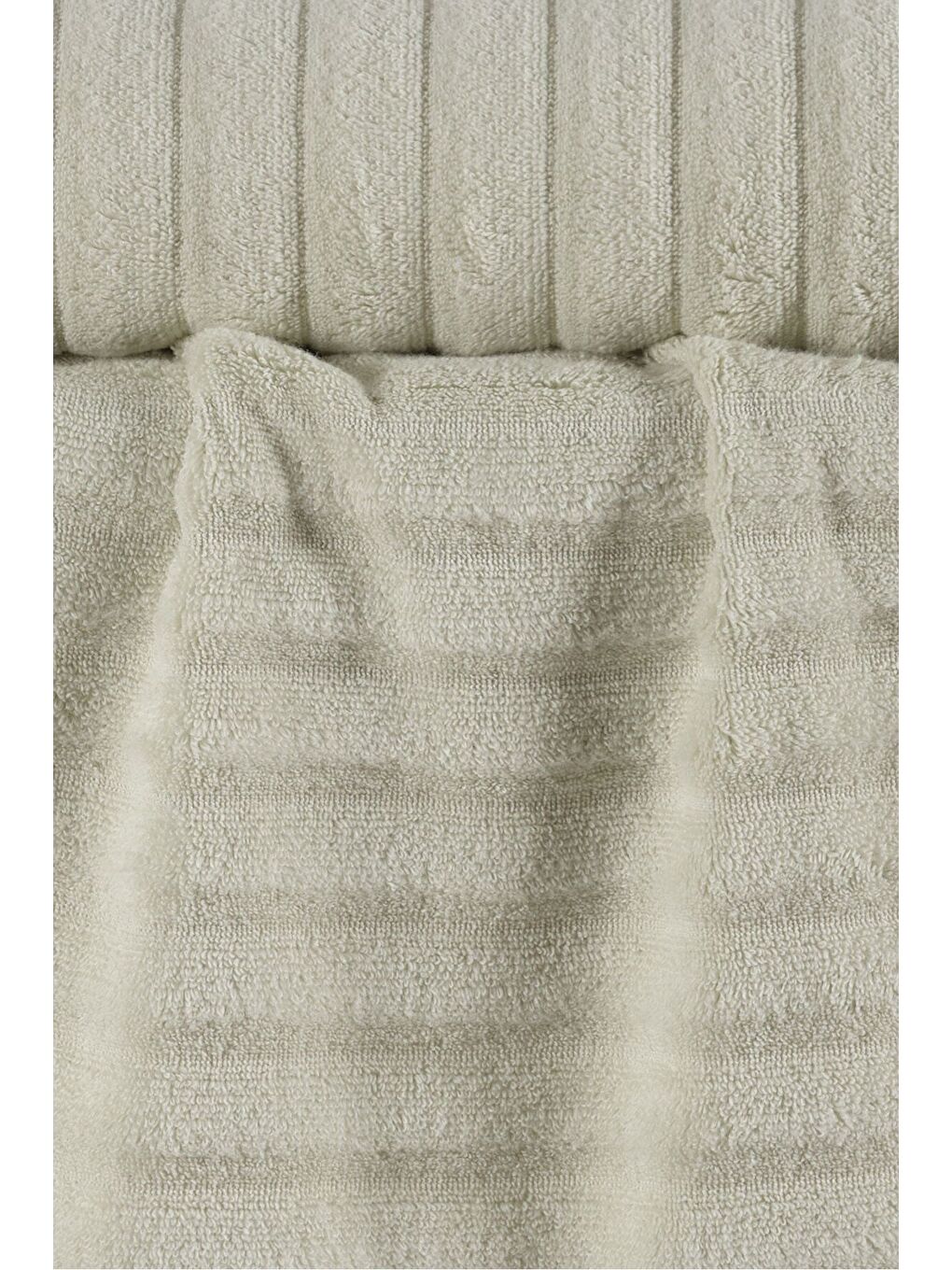 Yeşil Wave Serisi Premium Micro Pamuk Banyo Havlusu 80x150 cm-1