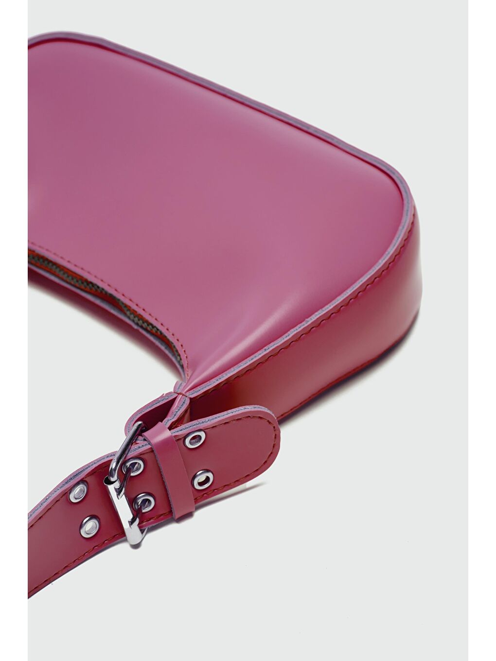 Muse Oval Baget Çanta Pembe-3