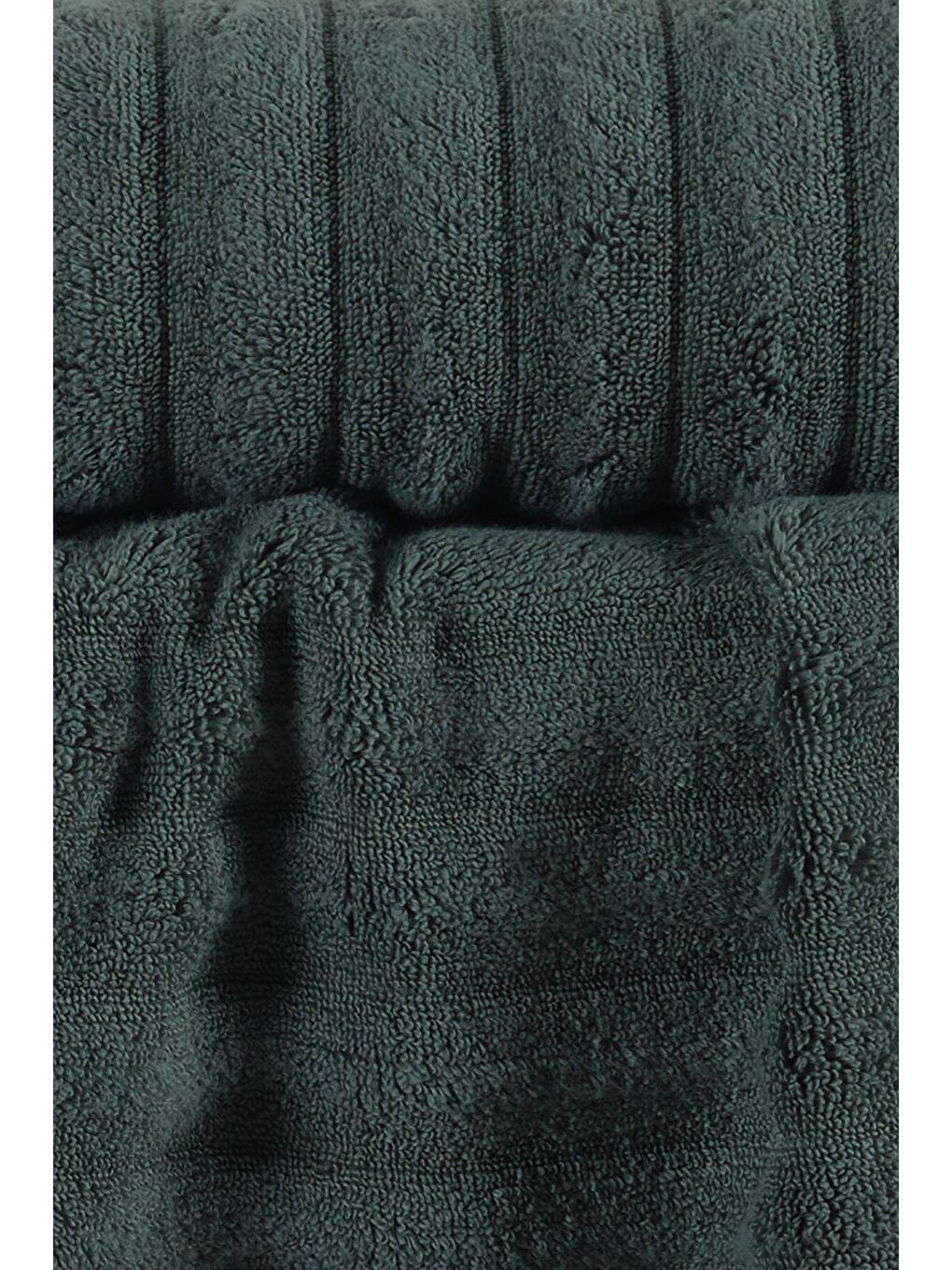 Yeşil Wave Serisi Premium Micro Pamuk Banyo Havlusu 80x150 cm-1