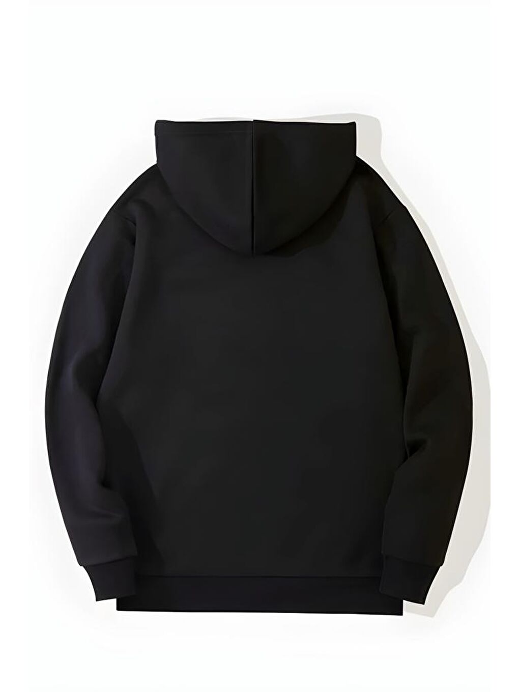 Oksit Siyah Paris Ön Baskılı Pamuklu Erkek Sweatshirt - 2