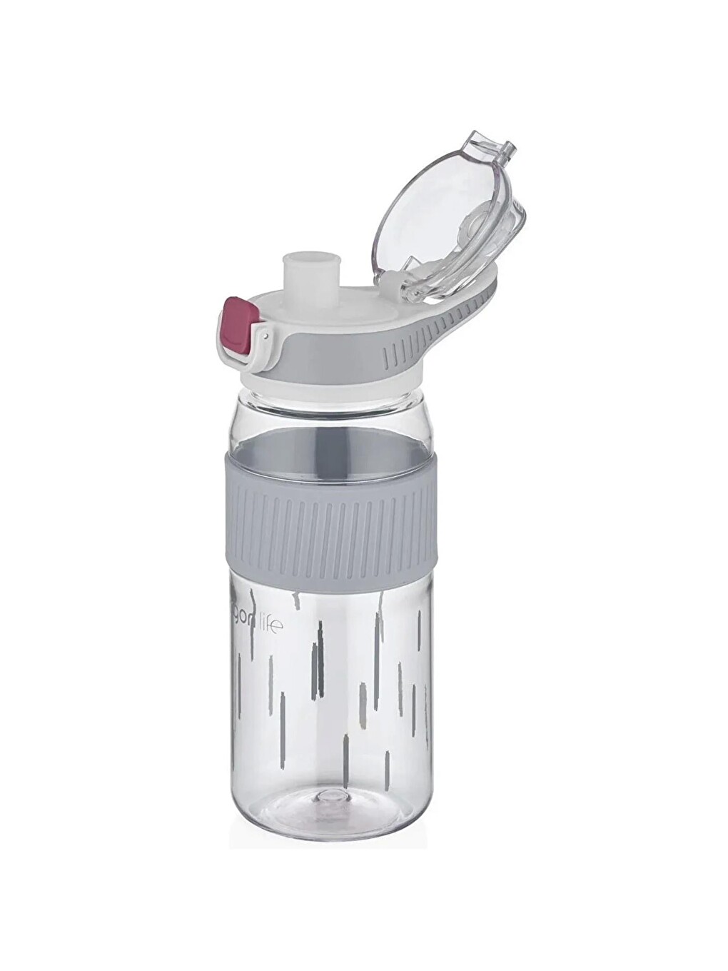 Silikon Gövde Matara 550 Ml - Beyaz-2
