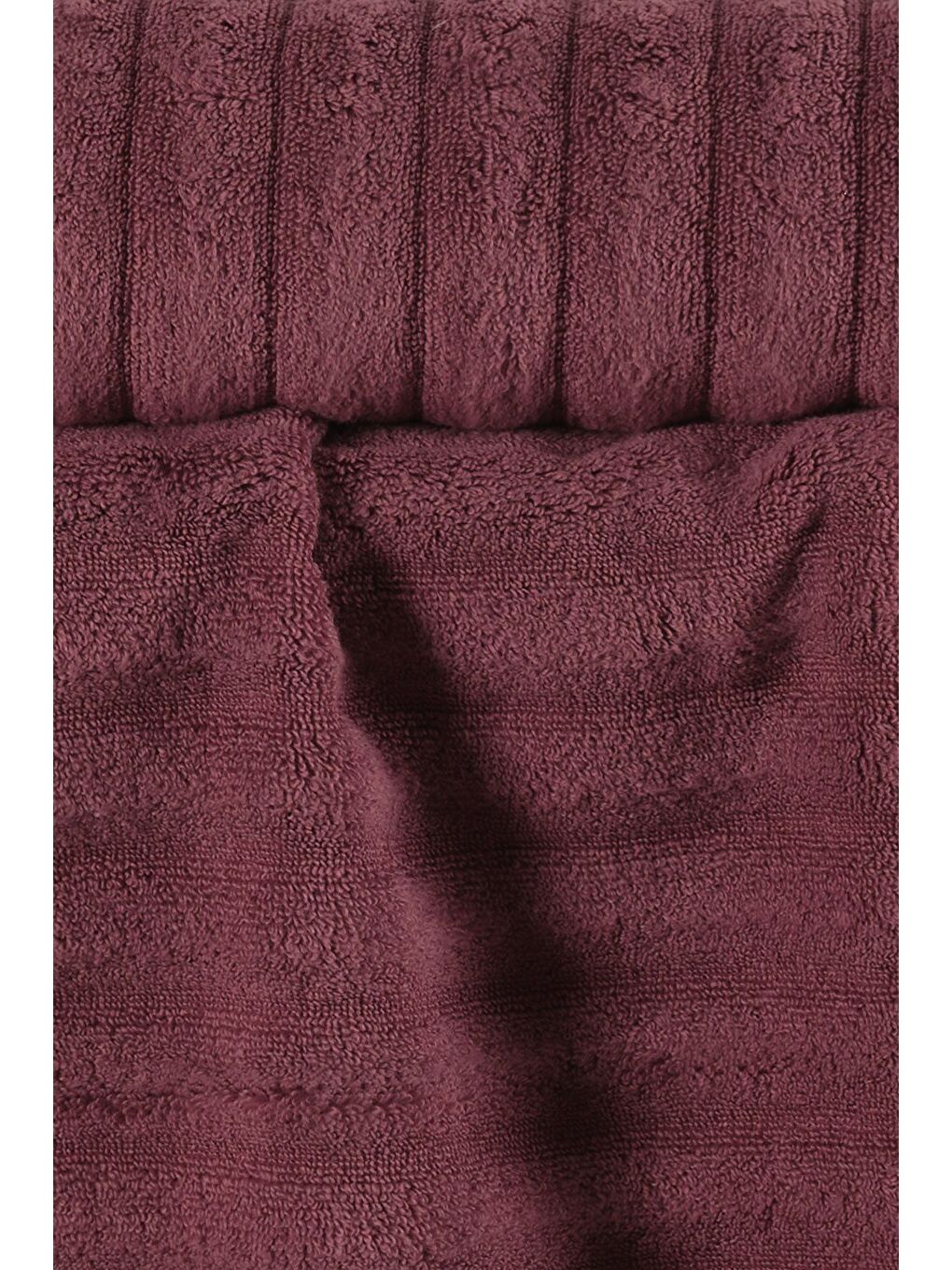 Mürdüm Wave Serisi Premium Micro Pamuk Banyo Havlusu 80x150 cm-1