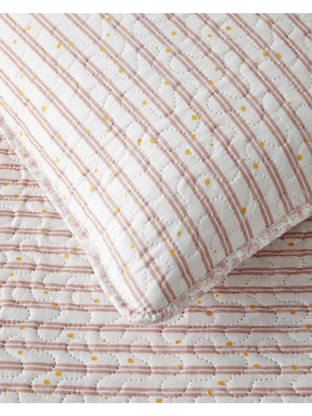 Belle Band Çift Kişilik Yatak Örtüsü Takımı 200x220 Cm Pembe-2