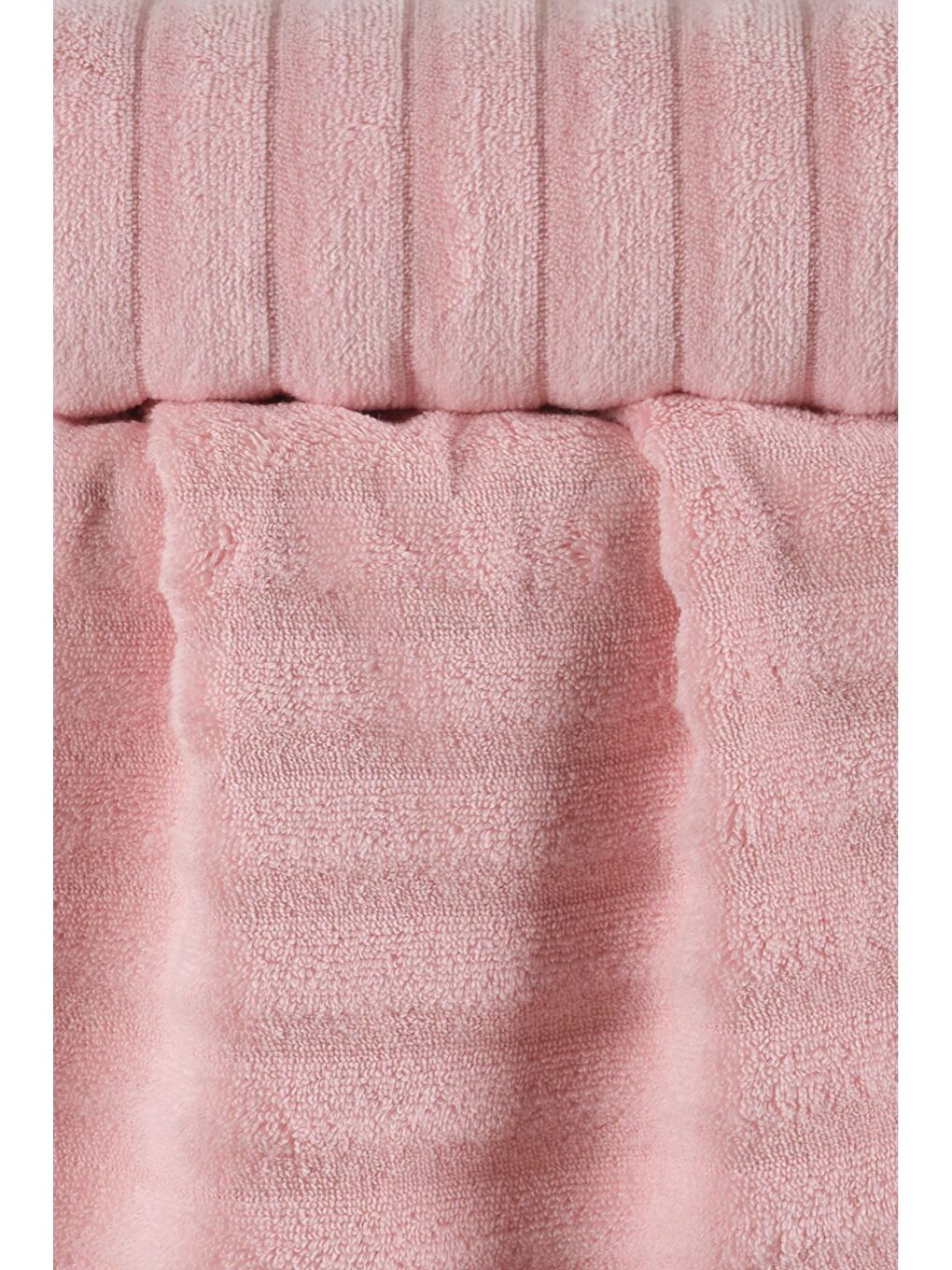 Pembe Wave Serisi Premium Micro Pamuk Banyo Havlusu 80x150 cm-1