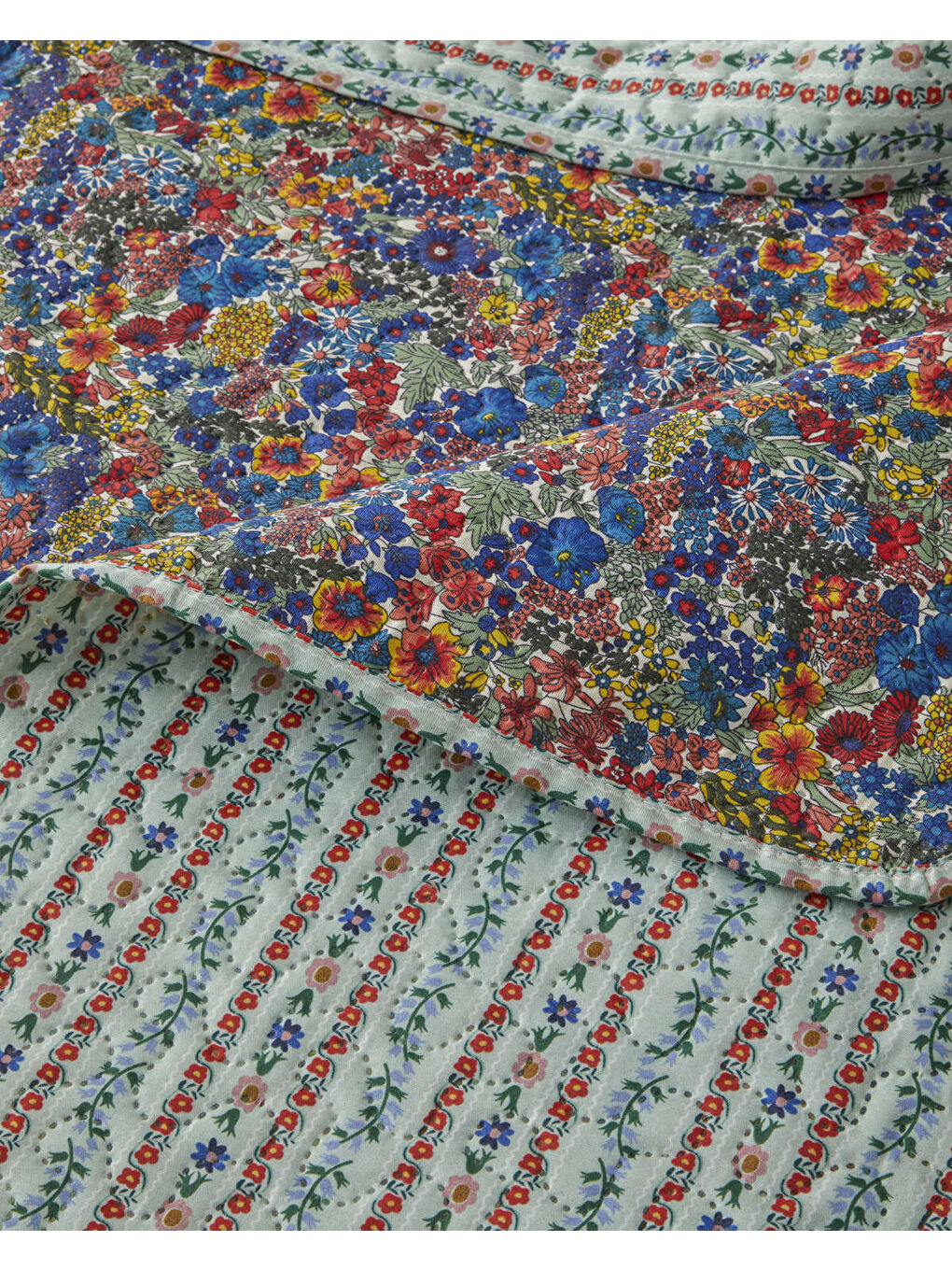 Colorful Stripeway King Size Çok Amaçlı Örtü 220x240 cm Kırmızı-5