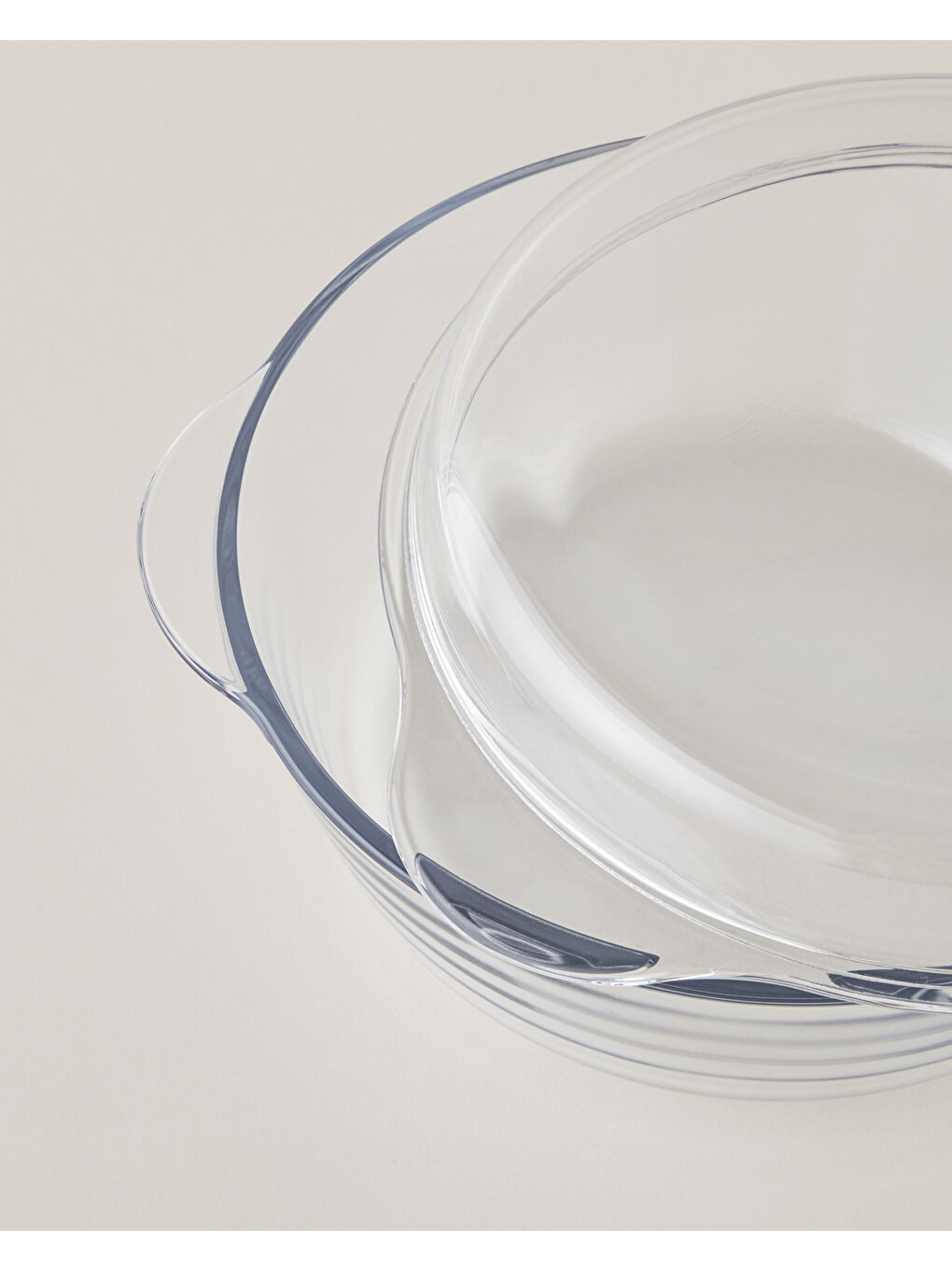 Renksiz Bake&Serve Cam Kapaklı Fırın Kabı 26x22 cm Şeffaf-2