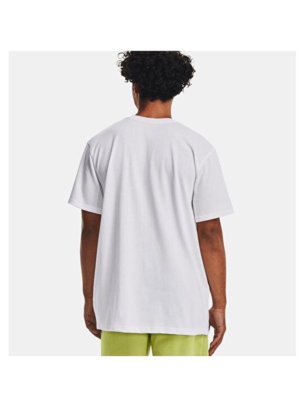 Logo Embroidered Heavyweight Erkek Beyaz Tişört-2