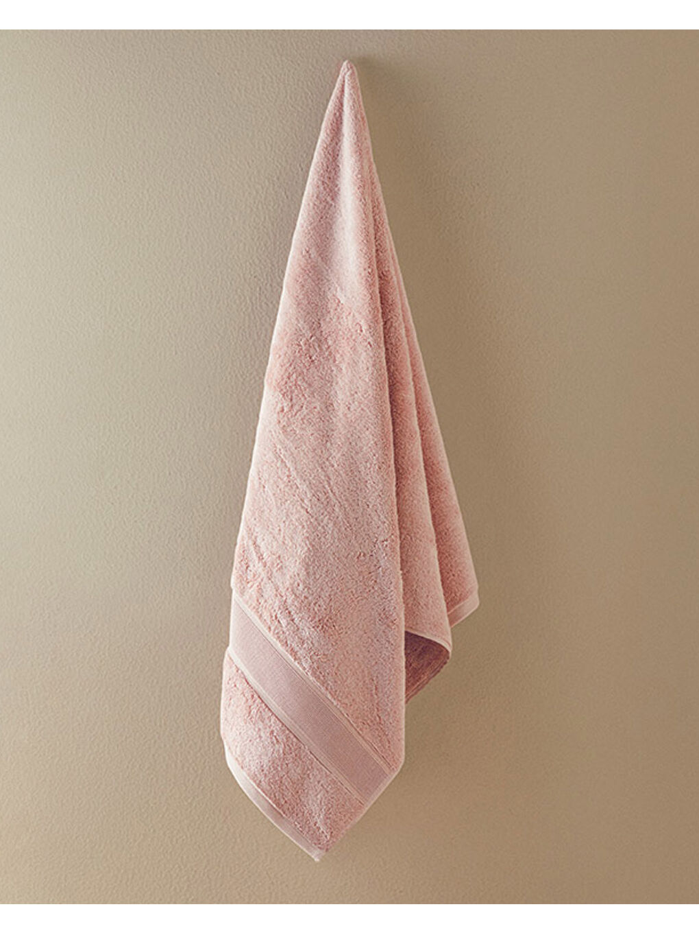 Poffy Soft-Premium Pamuklu Banyo Havlusu Pembe