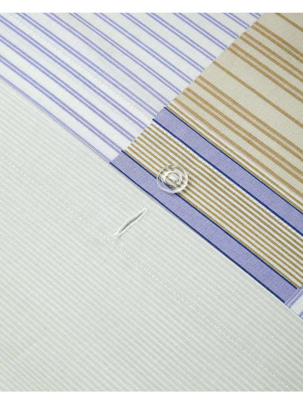 Block Patch Kolay Ütülenir Tek Kişilik Nevresim Seti 160x220 cm Mavi-Kırmızı-5