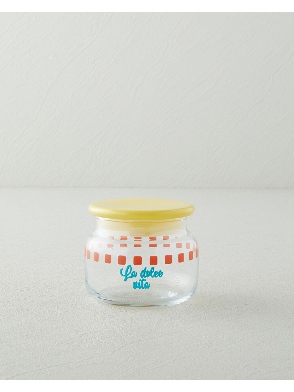 Dolce Vita Cam Kavanoz 350 ml Sarı