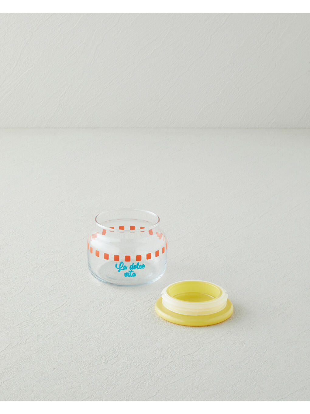 Dolce Vita Cam Kavanoz 350 ml Sarı-1