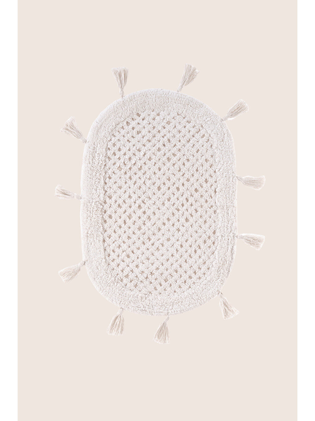 | Elora Tekli Banyo Paspası 40x60 Ekru-1