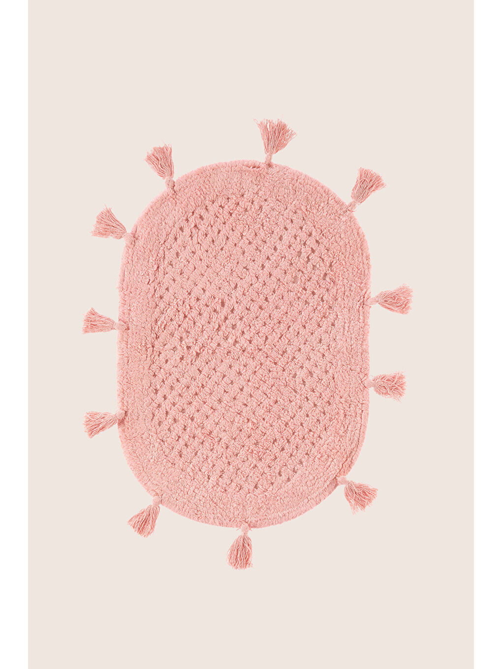 | Elora Tekli Banyo Paspası 40x60 Pembe-1