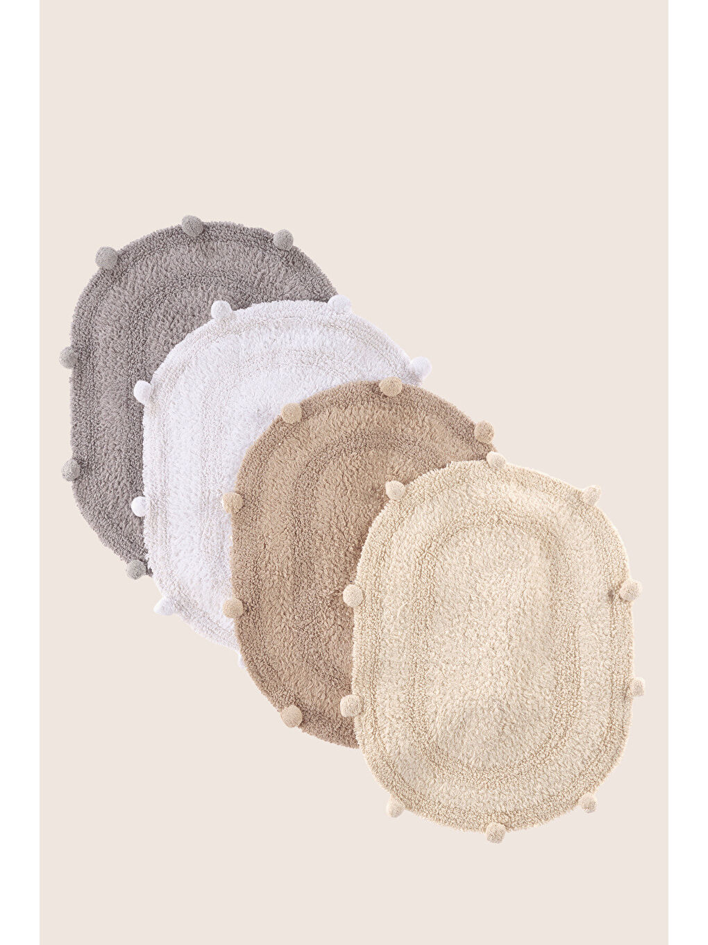 | Eris Tekli Banyo Paspası 45x60 Gri-5