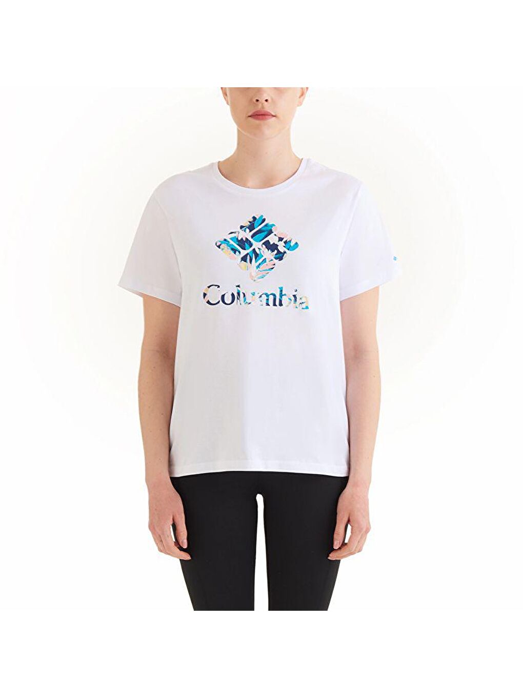 Columbia CSC Gem Wisterian Kadın Kısa Kollu T-shirt Beyaz CS0367-100