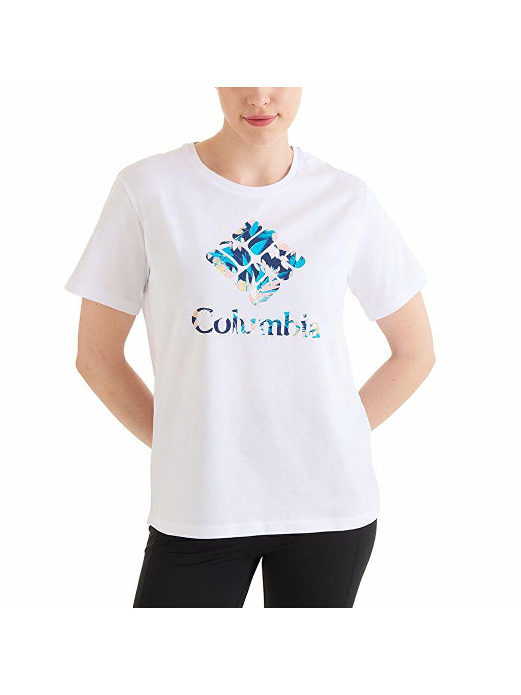 Columbia CSC Gem Wisterian Kadın Kısa Kollu T-shirt Beyaz CS0367-100 - 3